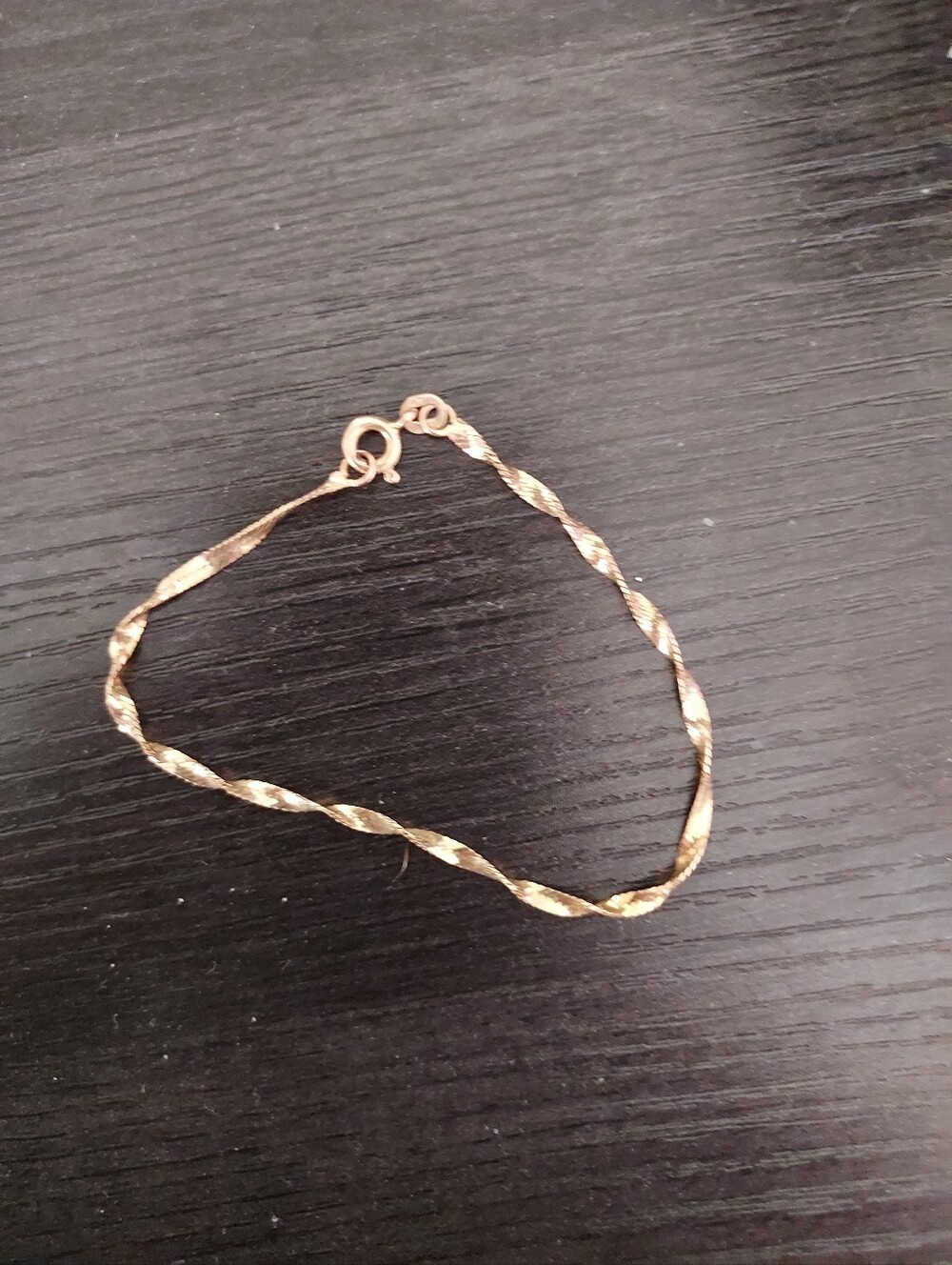 Delicate Gold Twisted Rope Bracelet for Women